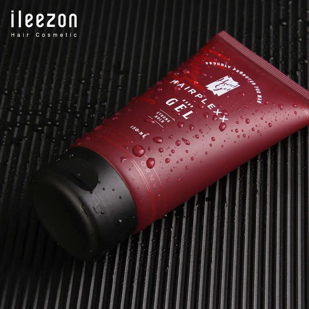 Китайский поставщик ileezon, сверхпрочный гель для волос для мужчин, без спиртового геля для волос