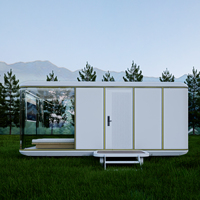 Hôtel Capsule Spatiale de Luxe Personnalisé, Direct Usine, en Acier Léger, Modèle 20 pieds, Marque Zhonghao, Design Moderne, Étanche, Extérieur, Rapide à Installer