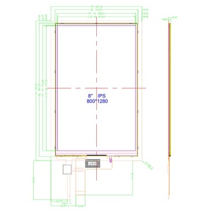 <span class=keywords><strong>8</strong></span> inch IPS TFT LCD hiển thị 800x1280 mipi DSi giao diện độ sáng cao 500cd M2 quảng cáo mô-đun màn hình - Product Image 6