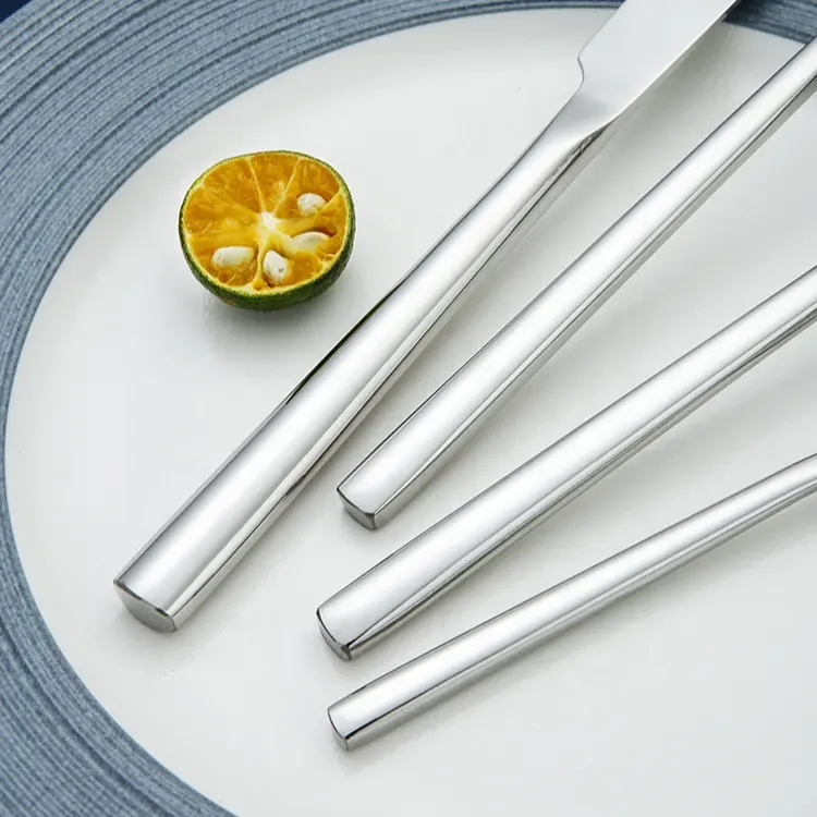 stainless steel cutlery set dinner knife+dinner fork+dinner spoon+teaspoon