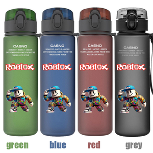 แก้วน้ำพลาสติก Robloxs 560 มล. ลายสติทช์ อนิเมะ เกม พิมพ์ลายแบบด้าน แก้วน้ำแบบมีฝาปิด ของขวัญ สีดำ น้ำเงิน เขียว แดง ขวดน้ำความจุขนาดใหญ่ - Product Image 2