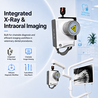 Compresseur d'air sans huile OliveVet pour hôpital vétérinaire, lampe buccale LED sans ombre, caméra intra-orale 8 MP, unité dentaire vétérinaire