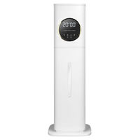 Humidificateur domestique 8L, type sur pied, faible bruit, ultrasonique, purification UV, atomiseur d'air