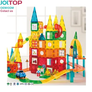 Hot Selling Oem Odm Western Educatieve Magnetische Tegels Bouwstenen Abs Plastic Bouwspeelgoed Kids Aanpasbaar