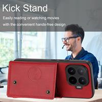 Funda Magnética para Xiaomi 17T Pro 5G con Diseño Retro, Sensación de Piel, Múltiples Ranuras para Tarjetas, Protección RFID de 360° y Doble Hebilla