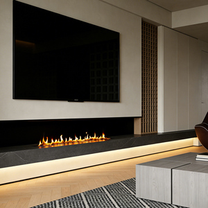 Chimenea de Bioetanol Inno-Fire de 72 Pulgadas, Chimenea Inteligente para el Hogar - Product Image 1