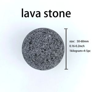 Sphère de pierre de lave d'énergie naturelle de haute qualité en gros pour la méditation ou la décoration - Product Image 3