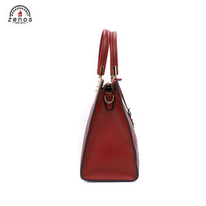 Elegant <b>Burgundy</b> Women's Tote Bag Stylish Large Capacity Tote Bag Luxury Handmade Shoulder Bag Fashion <b>Handbag</b> for Woman 2026 - Product Image 3
