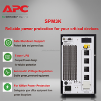 SPM3K 3kVA/2400W Onduleur monophasé en ligne avec batterie intégrée pour la sauvegarde de l'alimentation des serveurs, des équipements réseau et de bureau