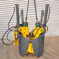 Pelle hydraulique pour excavatrice, pour le déplacement de racines et de boules de terre, idéale pour la transplantation en pépinière et l'aménagement paysager