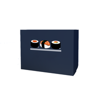 Caja de Papel Biodegradable para Envasado de Alimentos, Apta para Sushi, Sándwiches y Comida Fresca, Venta al Por Mayor