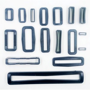 <b>Adjustable</b> Plastic Buckles 1.5cm 2.5cm 3.2cm 3.8cm 5cm <b>Square</b> For Bag Accessories Black Customizable - Product Image 1