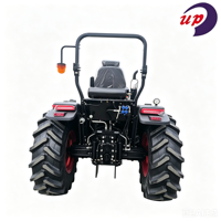 Nouveau tracteur agricole à quatre roues motrices de 50 CV avec démarrage électrique, assistance hydraulique et plusieurs vitesses