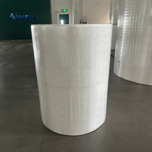 Papier toilette en rouleaux jumbo de haute qualité, 100% pulpe de bois vierge, 17g, blanc, jetable, Henrich OEM/ODM - Product Image 3