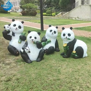 Scultura in Resina a Grandezza Naturale, Ornamento <span class=keywords><strong>di</strong></span> Personaggi Animali Cartoon, <span class=keywords><strong>Immagine</strong></span> <span class=keywords><strong>di</strong></span> Film, Mascotte, Sculture <span class=keywords><strong>di</strong></span> Panda Carine - Product Image 4