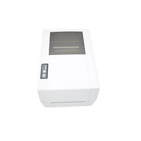 Impresora de Etiquetas de Transferencia Térmica de 203DPI y 110mm, Impresora de Etiquetas de Códigos de Barras USB de Escritorio para Etiquetas de Ropa, Logística y Envío