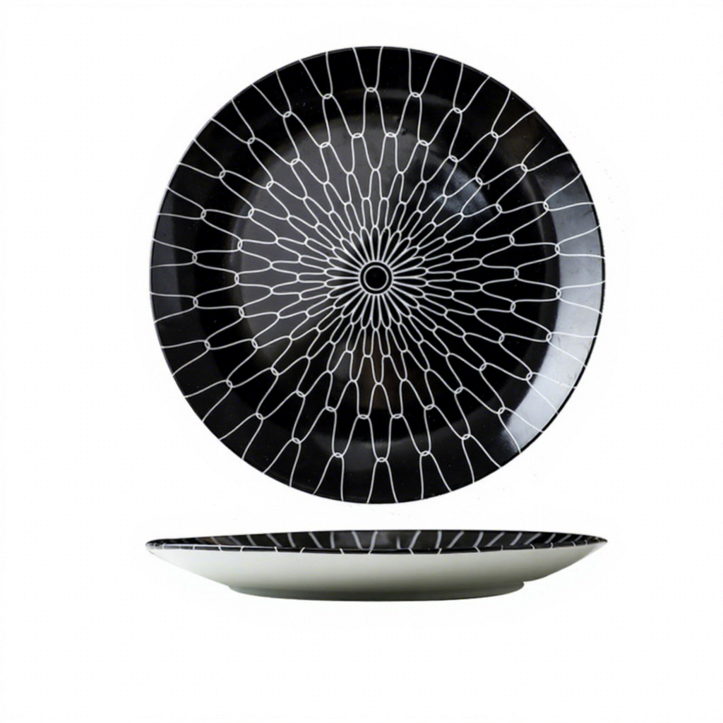 Motif de grille noire