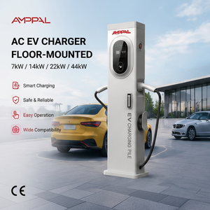 Chargeur de <span class=keywords><strong>voiture</strong></span> électrique 7 kW, 14 kW, 22 kW, 44 kW, station de recharge EV, recharge rapide intelligente, montage au sol, large compatibilité, chargeur EV AC - Product Image 1