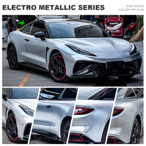Vinilo Brillante Color Lavanda Claro para Envolver Autos <span class=keywords><strong>Tesla</strong></span> Modelo Y, 1.52*18m, Película para Carrocería con Liberación de Aire - Product Image 2