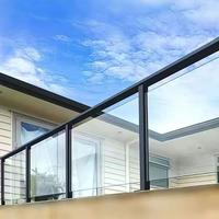 Étagères durables en alliage d'aluminium moderne, taille personnalisable, structure pour extérieur, villa, balcon, escalier, jardin, rangement, résistant à la rouille