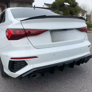 ลิ้นกันชนหลังแบบดิฟฟิวเซอร์  สำหรับ Audi A3 Sedan 2021-2024 ชุดแต่งรถยนต์ - Product Image 5