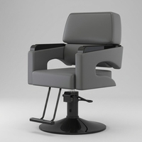 Chaise de salon de coiffure directement de l'usine, rotative à 360 degrés, durable, personnalisable, mobilier de salon multicolore