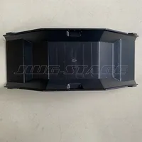 280W 10R faisceau tête mobile Fresnel lumières logement petit couvercle latéral d'affichage de persienne avec poignée en caoutchouc et couvercle de bras
