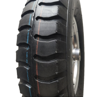 New High Quality 4.00-8 Pneumatic Inflatable 4 PR Rubber Tires Strong Metal Rim Wheels 150kg Load Capacity Retail Use 1 Year