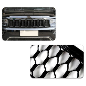 Rejilla de Parachoques Delantero para Jeep Grand Cherokee 2017-2021, Acabado Electrochapado, Material ABS, Pieza de Repuesto - Product Image 4