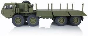 HG P801 1/12 <span class=keywords><strong>8x8</strong></span> Camión <span class=keywords><strong>RC</strong></span> Estilo Militar Estadounidense, Chasis de Metal, 16 Canales, Radio Control Remoto de 2.4G, Modelo de Camión Pesado de Alto Torque para Adultos - Product Image 6