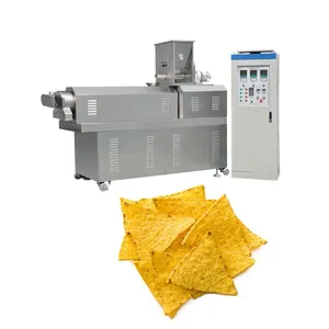 Small Capacity Doritos/Tortilla Chips Frying Nachos Corn Flour Fried Snacks Production Line Bugles Chips Making Machine