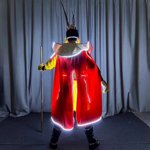 Costume de scène lumineux LED Roi <span class=keywords><strong>Singe</strong></span> pour adulte avec décorations originales pour la fête - Product Image 4