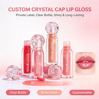 Gloss à lèvres liquide vegan haute pigmentation, brillant, longue tenue, non collant, résistant à l'eau, avec logo personnalisé, vente en gros