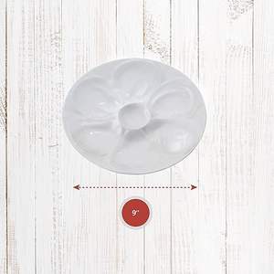Plat à huîtres en céramique Plat à huîtres <span class=keywords><strong>Assiette</strong></span> à huîtres en <span class=keywords><strong>porcelaine</strong></span> blanche fine - Product Image 3