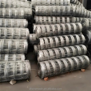 Clôture de champ galvanisée de 0,8 m de hauteur, épaisseur de 2,5 mm à 3,0 mm, treillis métallique tissé <span class=keywords><strong>rigide</strong></span> pour bétail, pour terrain accidenté, ferme - Product Image 5