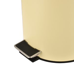 Cubo de basura de <span class=keywords><strong>cierre</strong></span> <span class=keywords><strong>suave</strong></span> de acero inoxidable, redondo, 20l, 30l, 40l, amarillo, cocina, baño, oficina, espejo, Cubo de polvo - Product Image 2
