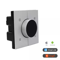 Panneau de commutateur de maison intelligente 1/2/3/4 gangs sans fil ZigBee interrupteur de contrôleur de gradateur avec partie de bouton
