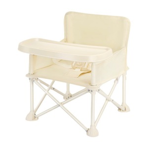 Silla alta plegable para bebé con sombrilla, asiento portátil para alimentación al aire libre para bebés de 0 a 12 meses - Product Image 2