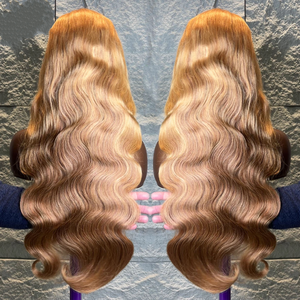 Prodotti per la Bellezza dei Capelli del Fornitore Top di Alibaba # Parrucche di Capelli Umani Brasiliani Biondi 27 613, 32 Pollici, con Frontale in Pizzo HD 13x6 per Donne - Product Image 1