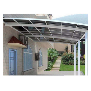 Auvent d'extérieur en alliage d'aluminium, carpe en Polycarbonate personnalisé pour Villa, 1 pièce - Product Image 1