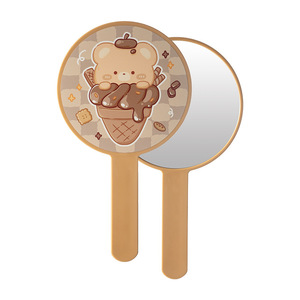 Hot Sale Factory Wholesale High Quality Cartoon Bear Pattern Round Travel Makeup <strong>Mirror</strong> Compact Portable Pocket Size - Product Image 6