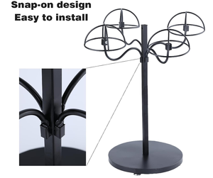 Support de perruque noir Offre Spéciale support de support de cheveux de perruque de casque de chapeau en métal - Product Image 2