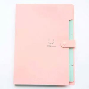 แฟ้มพลาสติกแบบพับได้ 5 ช่อง ขนาด A4 สำหรับใส่เอกสาร แบบยิ้ม  ปรับแต่งได้ - Product Image 6