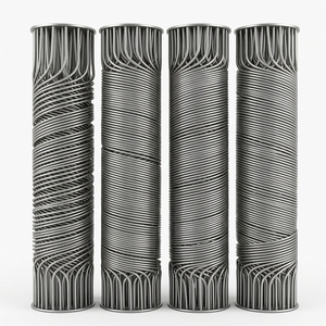 Condenseur tubulaire vertical en acier inoxydable à haute efficacité, échangeur de chaleur à tube enroulé en spirale pour la récupération chimique - Product Image 5