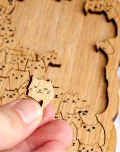 Set di Puzzle in legno ad alta difficoltà, Puzzle in legno personalizzati con accessori Puzzle Premium - Product Image 5