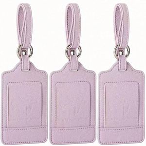 Étiquette de bagage de luxe de haute qualité, personnalisable, pour voyage en avion, porte-adresse et identification de bagage - Product Image 6