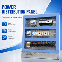 Armoire de distribution électrique industrielle haut de gamme assemblée, panneau de commande basse tension, appareillage complet