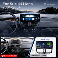 Marco embellecedor de radio multimedia para coche de alta calidad para Suzuki LIANA 2001-2004, pantalla táctil de 12.3 pulgadas para reproductor de DVD Android para coche