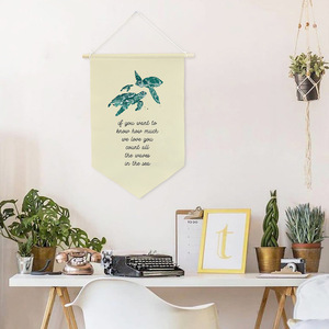 Drapeau inspirant pour <span class=keywords><strong>la</strong></span> santé mentale, décoration murale triangulaire, 30*45cm, polyester, Chine - Product Image 4