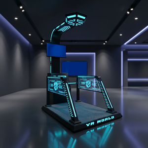 Plateforme de jeu VR commerciale : Simulateur immersif de réalité virtuelle en position debout pour un joueur, borne d'arcade - Product Image 2